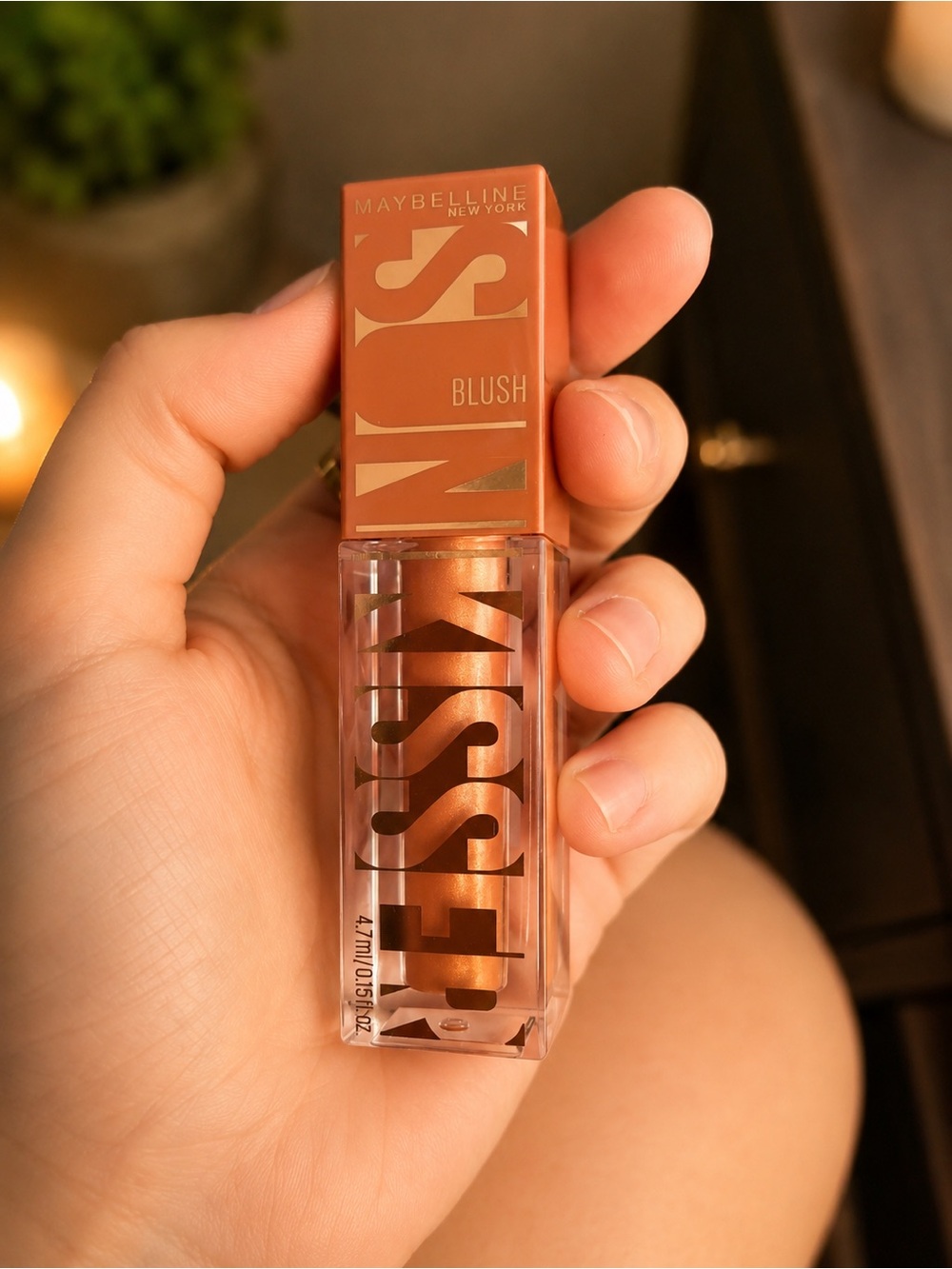 Maybelline KISS Liquid Blush — Warm Peachy Brown Shade Sol Search